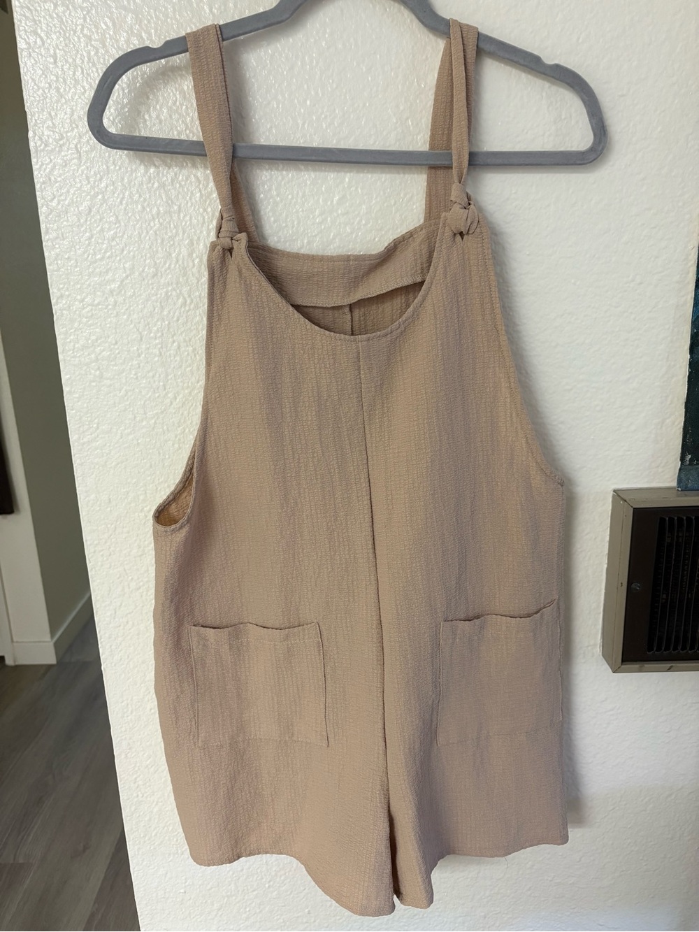 Adjustable Romper with Front Pockets